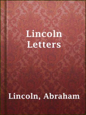 Lincoln Letters - ebook